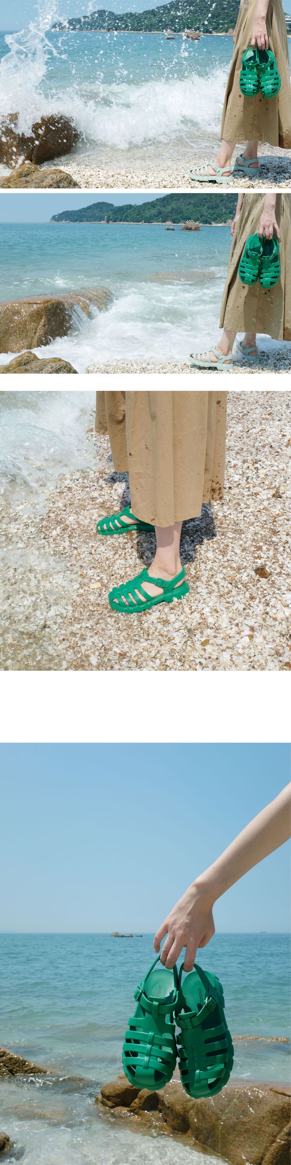 CHUBASCO CIELO WOMEN SANDAL CL2306 GREEN :: WALALAND(왈라랜드)