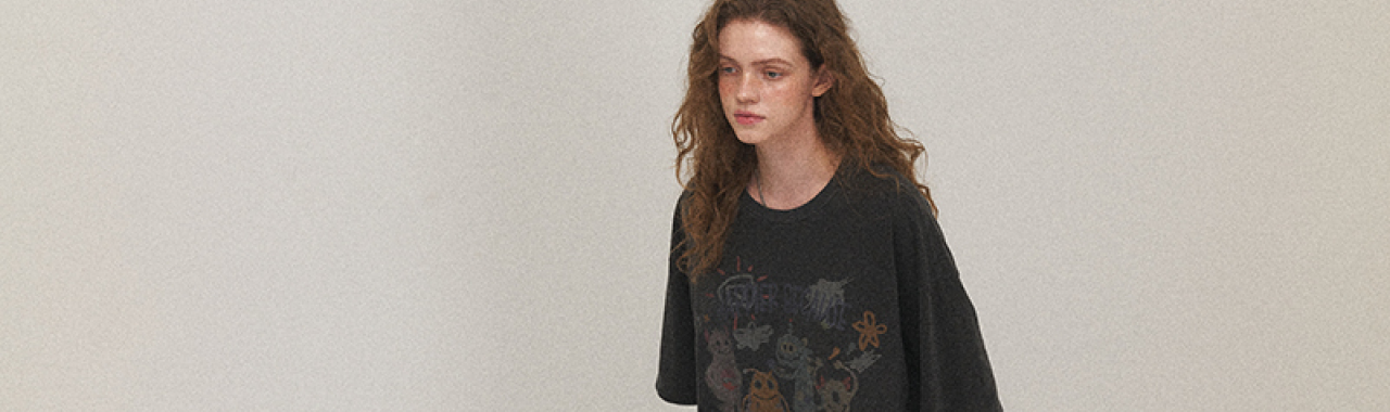【CPGN STUDIO】24FW★ Engineer Hoppy Pigment Sweatshirt CPGN STUDIO】24FW☆ Engineer Hoppy Pigment Sweatshirt