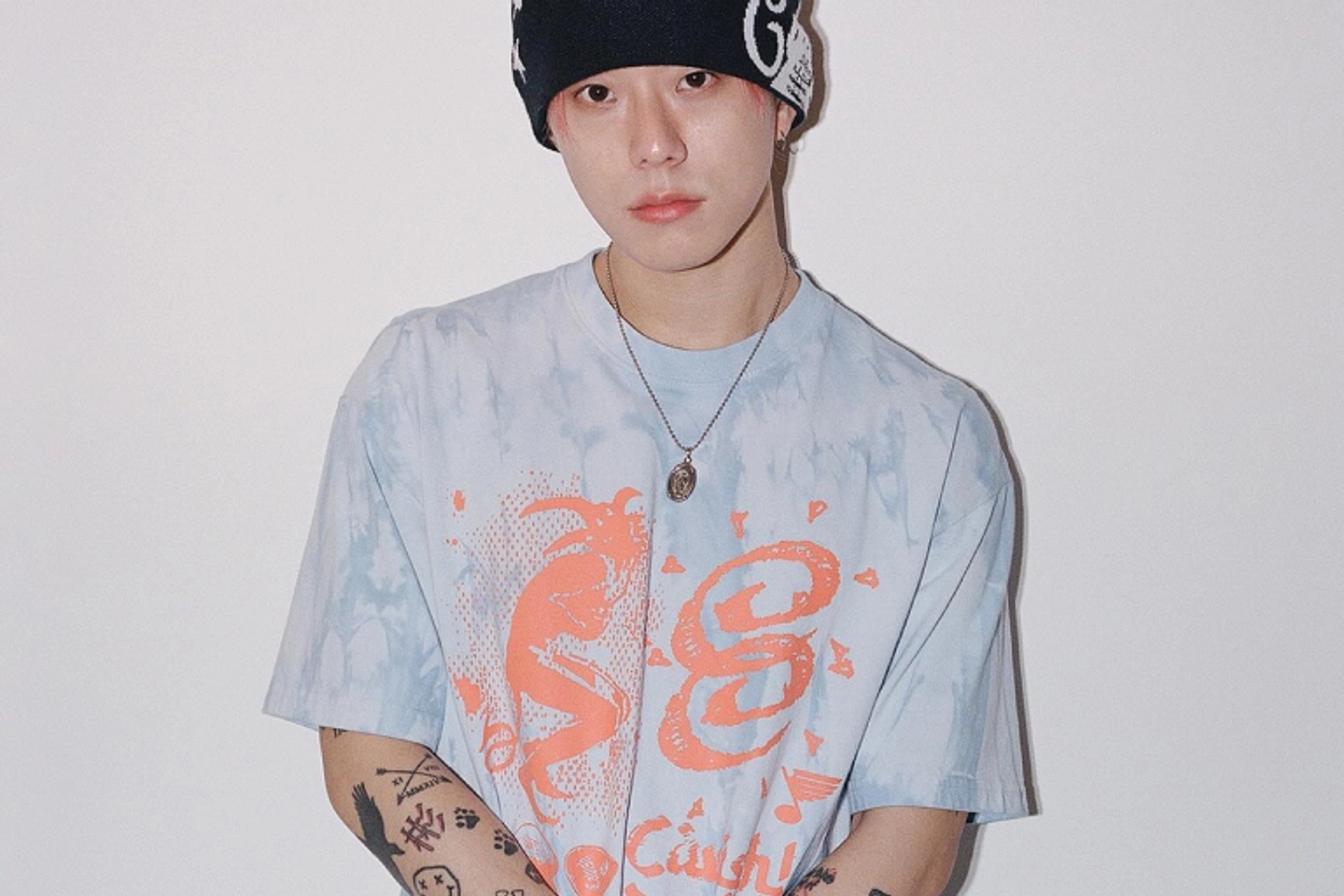 Tシャツ・カットソー CAVISH OVERDYED ROAR SS TEE 4BFT263 CAVISH OVERDYED ROAR SS TEE 4BFT263 (CAVISH/Tシャツ