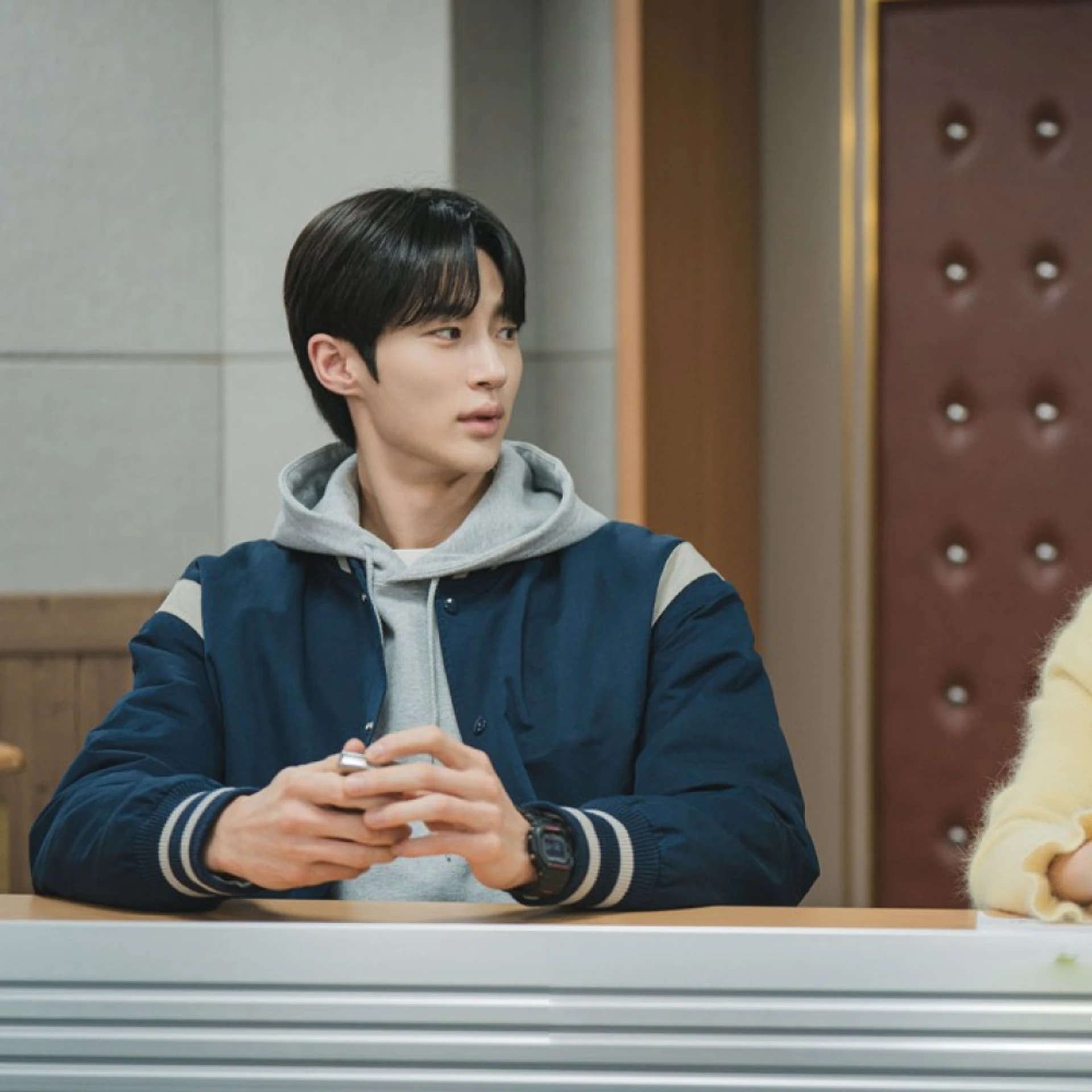 ★関税/送料込★Sun Rope Varsity Jacket CONTENT - Byeon Woo Seok, tvN's Sunjae Up, splash out. 11th