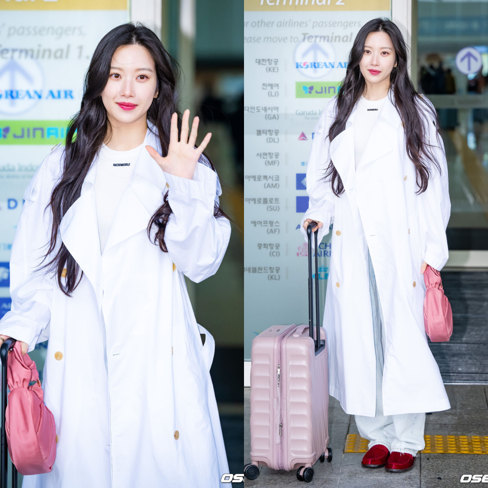 【more jude】 韓国人気新作 ACC★ Loves mini bag CONTENT - Moon Ga-young Airport Fashion Cropped Top and Bag