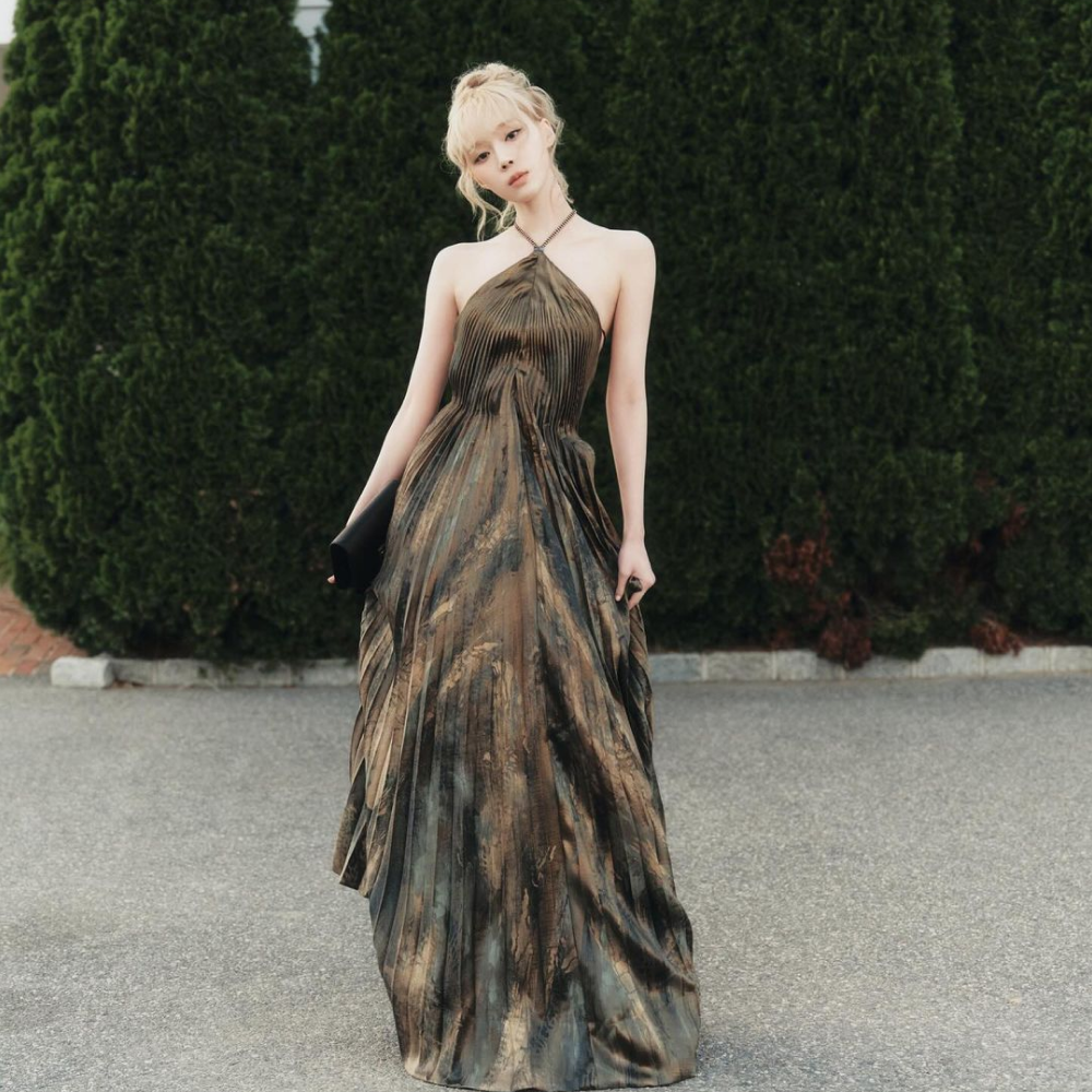 CONTENT - aespa Winter Ralph Lauren Spring 2025 Show Dress