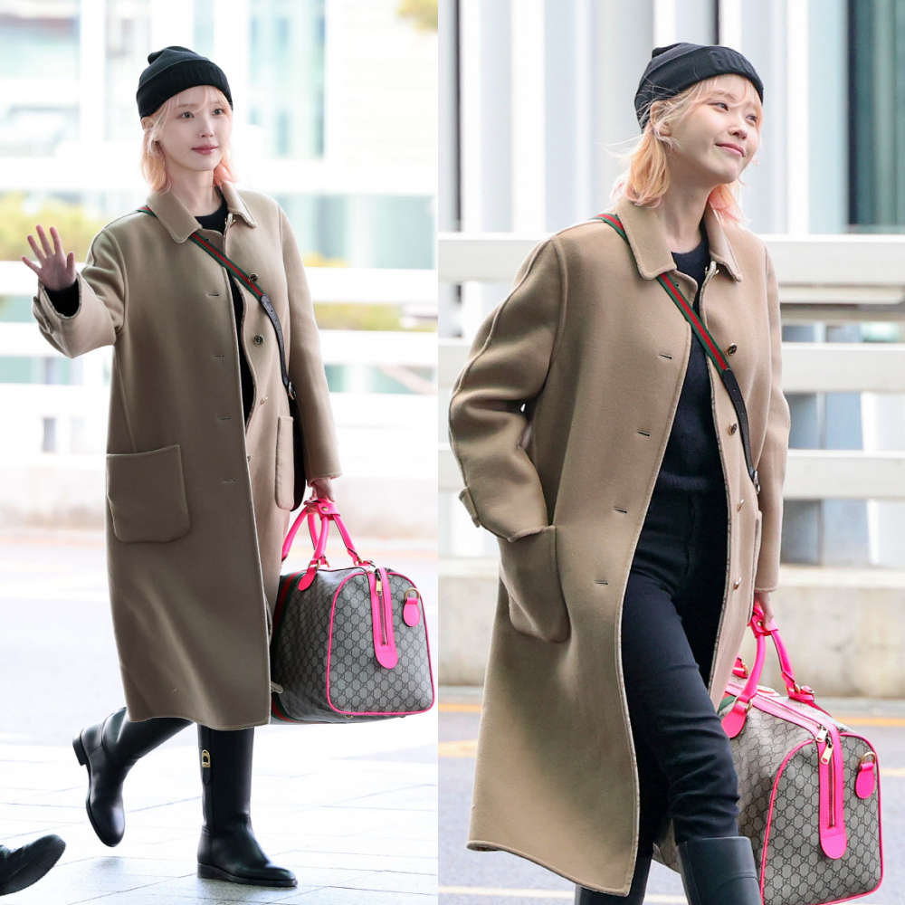 IVANA helsinki★Tiana V wool tweed long jacket☆韓国大人気★ Stylish Women's Long Woolen Trench Coat - Wool Blend Trench