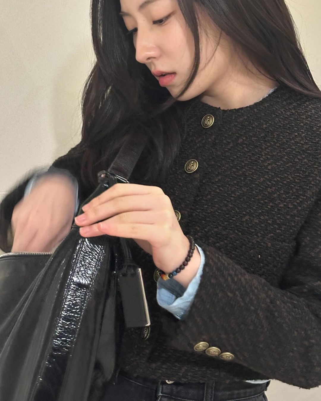CONTENT - WJSN Eunseo's Instagram Tweed Jacket :: WALALAND