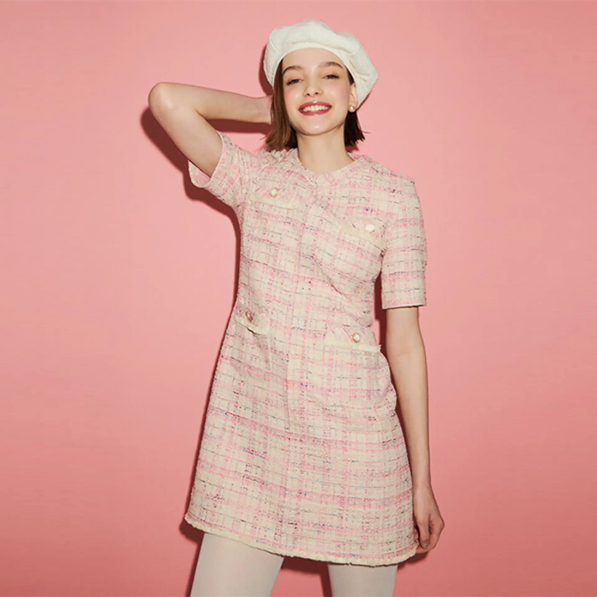CONTENT - Shooting Star Episode 1 Lee Sung-kyung Tweed Dress