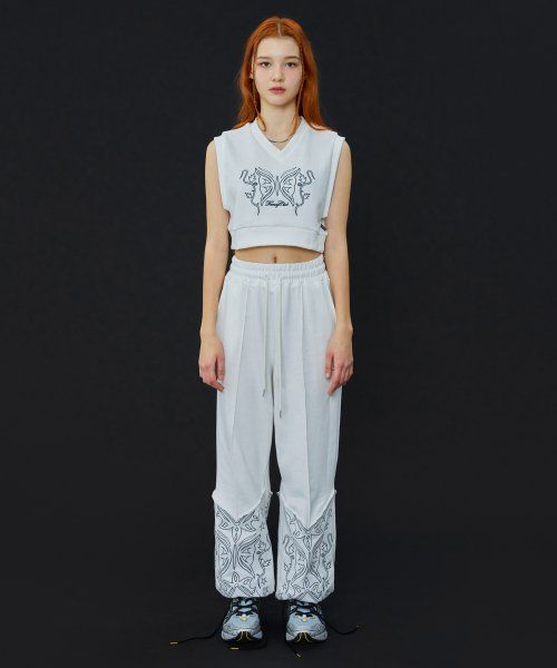 ◆NASTY FANCY CLUB◆ NF blinder print pants BLKFQC024 FQC024 FANCY CLUB】VLINDER PRINTED PANTS | OUR BRAND,FANCY CLUB