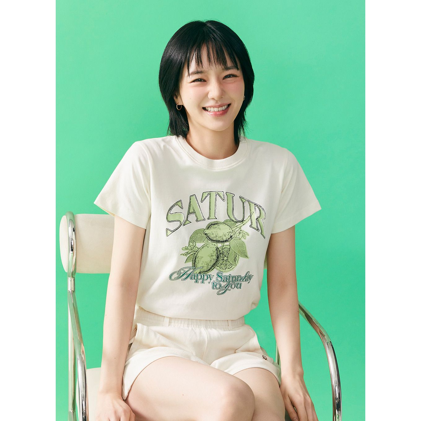 SATUR セター　All Day T-Shirts - Ivory Satur All Day T-Shirt - Ivory | ファッション通販サイト NUGU