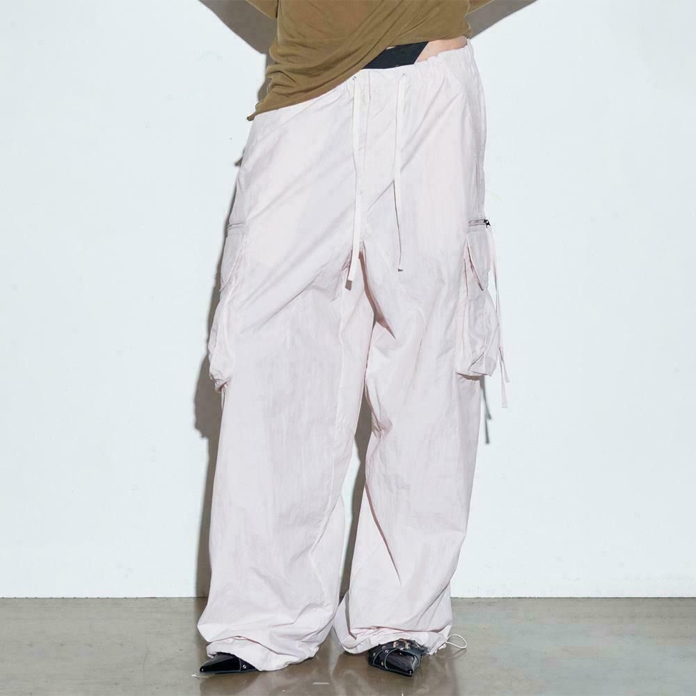 ★SCULPTOR★ Parachute Cargo Pants Ballerina Pink SC23A455PK Parachute Cargo Pants Ballerina Pink :: WALALAND(왈라랜드)