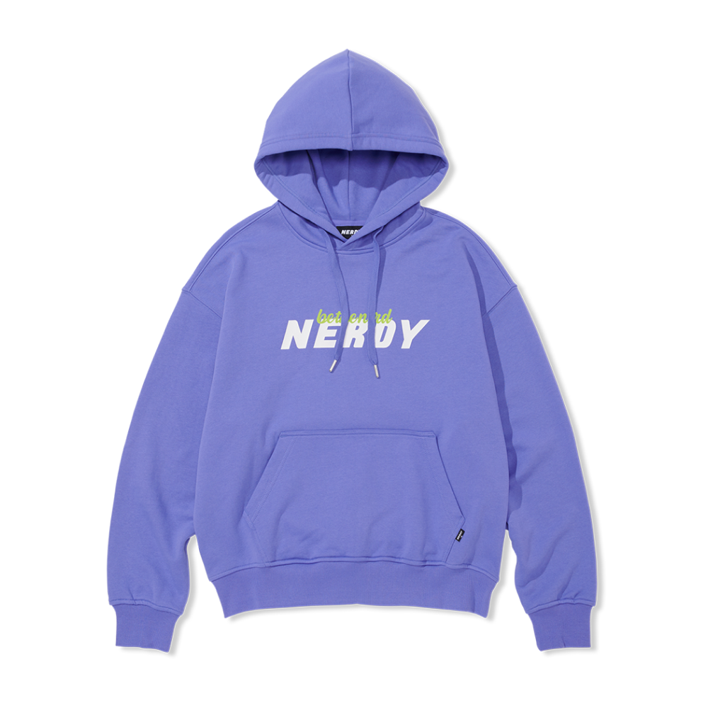 Taeyeon wears it] Layered Cursive Logo Pullover Hoodie