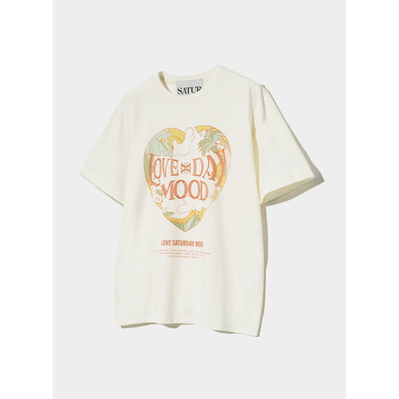 ★SATUR★Saturday Retro Mood Graphic Short Sleeve T-Shirt MUSINSA | SATUR Saturday Retro Mood Graphic Short Sleeve T