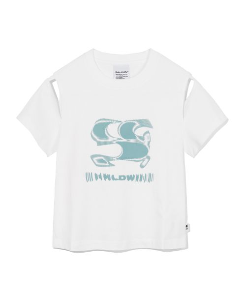 ★ codegraphy★ JELLY Logo Short Sleeve T-Shirt White CBEUU Codegraphy JELLY logo short sleeve t-shirt_3COLOR