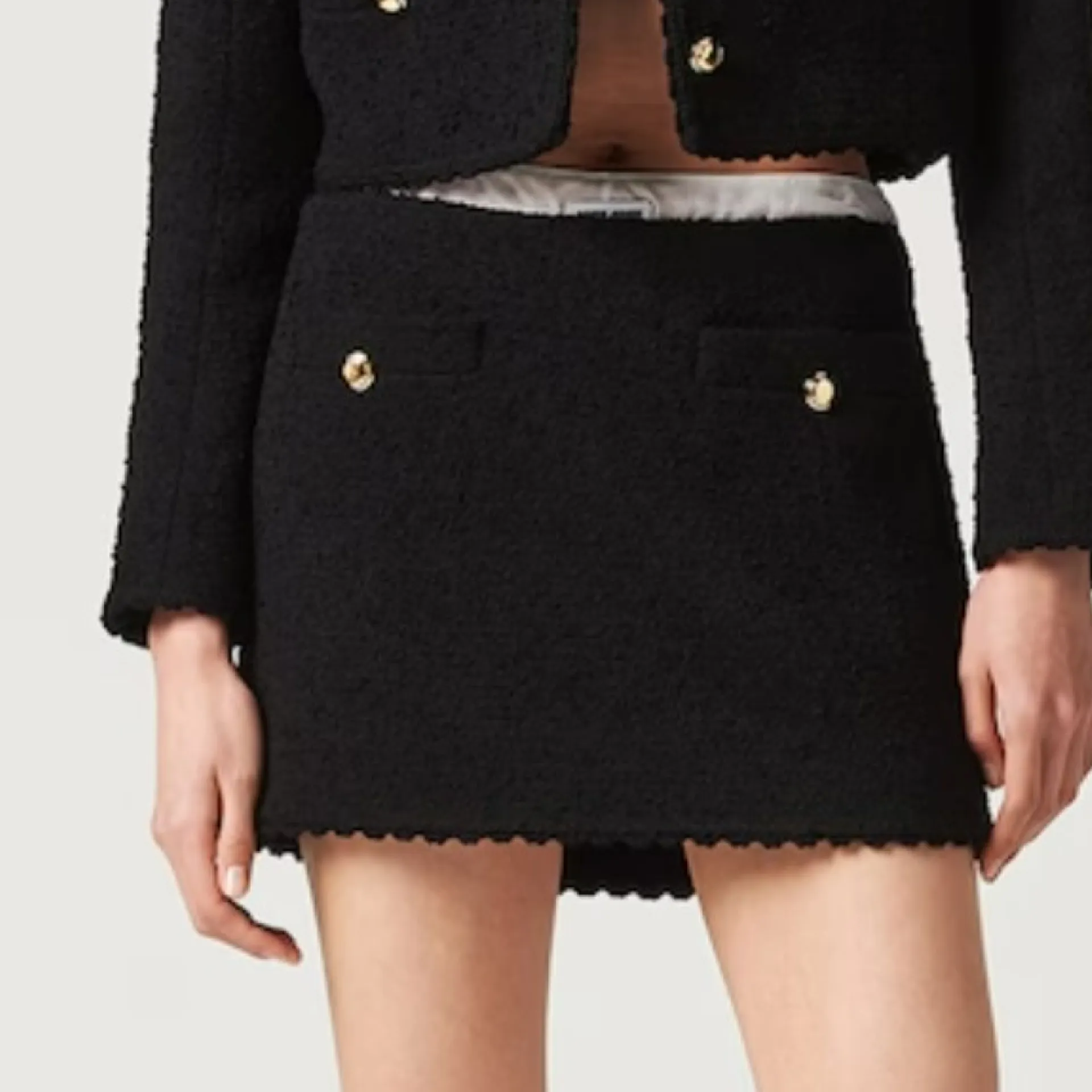 [ARCHAIC] bookle tweed jacket_black 韓国新発売 品切れ ARCHAIC] bookle tweed jacket_black 韓国新発売 品切れ Tweed