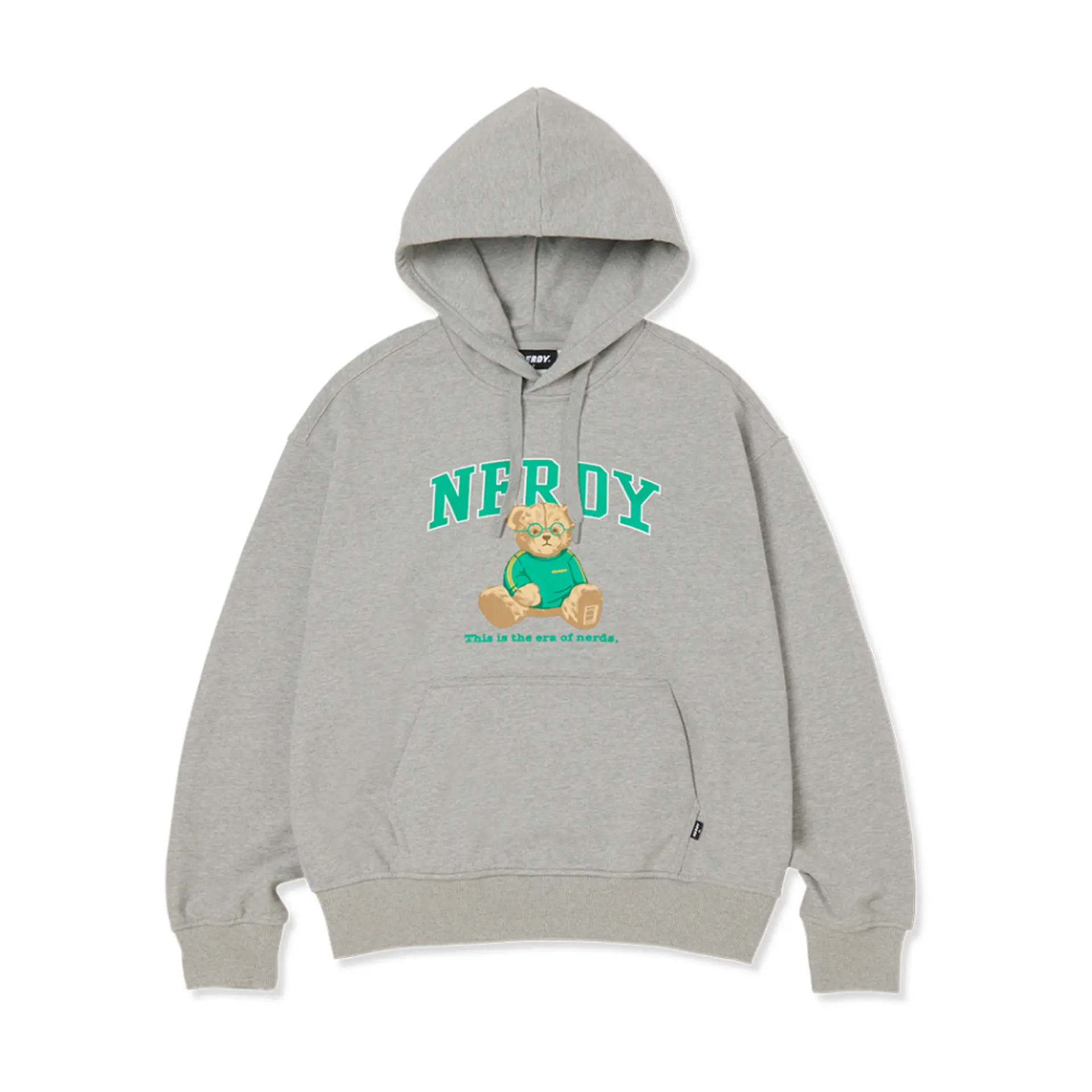 [ NERDY ]★23SS★CLEVER NEDDY SWEATSHIRT Clever Neddy Pullover Hoodie Light Purple :: WALALAND(왈라랜드)