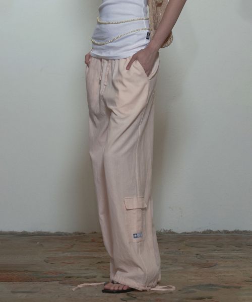 Parachute Cargo Pants Ballerina Pink :: WALALAND(왈라랜드)