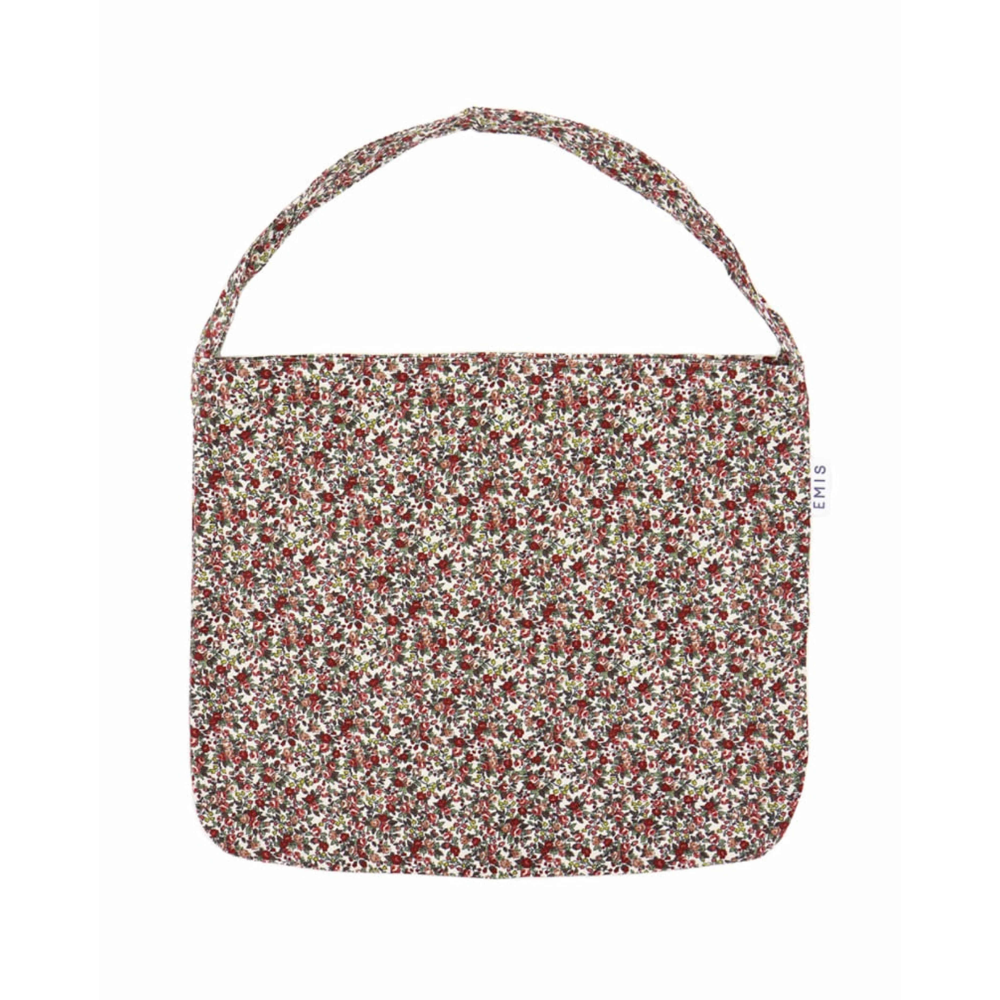 【EMIS】 CORDUROY ECO BAG R4903 22Y LEOPARD CORDUROY ECO BAG-BROWN - EMIS