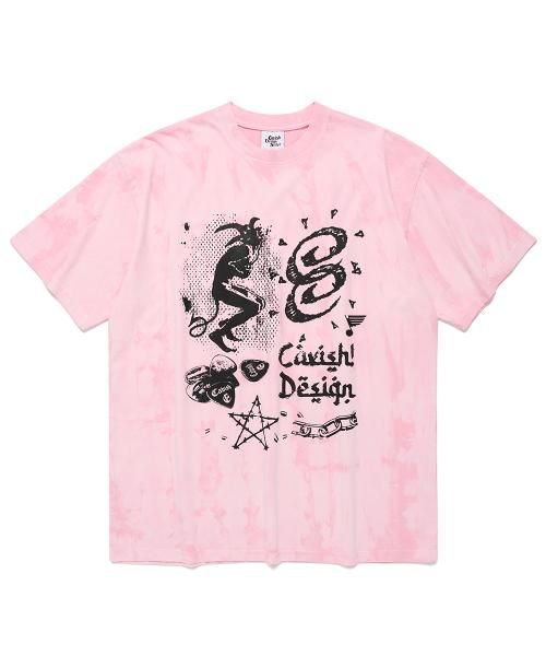 【Cavish】23SS  GO-GO SS TEE MUSINSA | CAVISH W SPACE LOGO SS TEE BLACK(CV2EMFT519A)