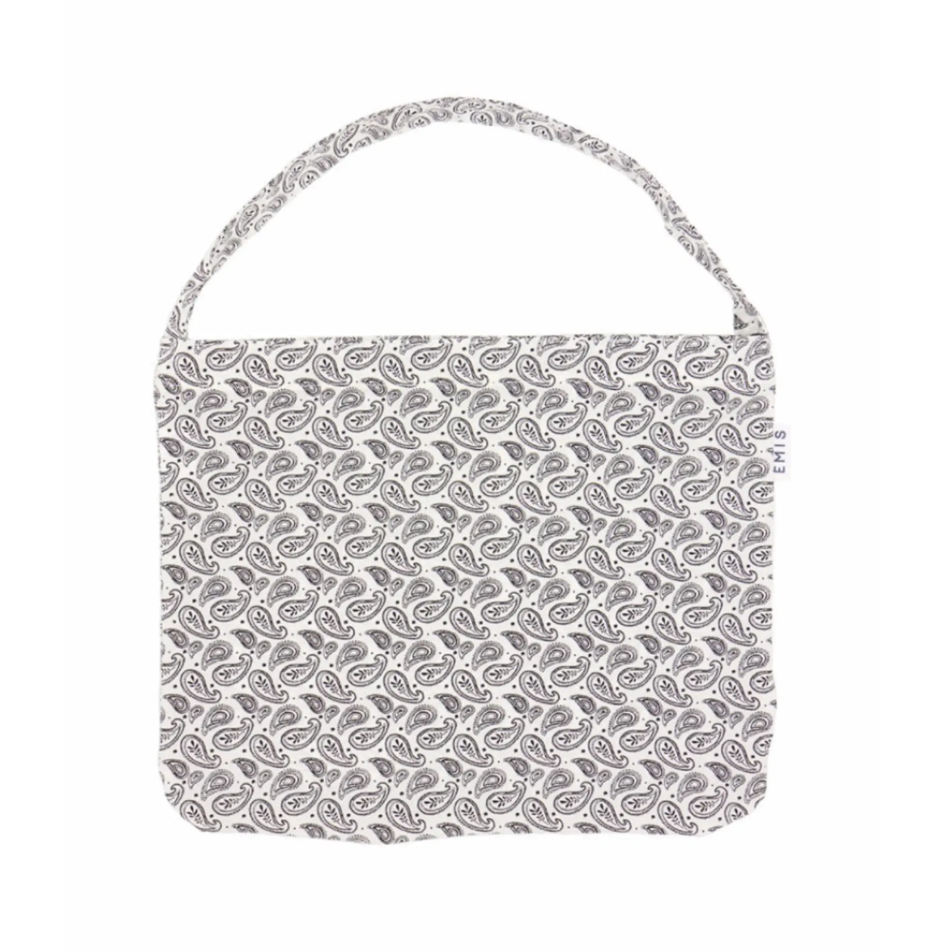 FLOWER CORDUROY ECO BAG-IVORY/RED :: WALALAND(왈라랜드)