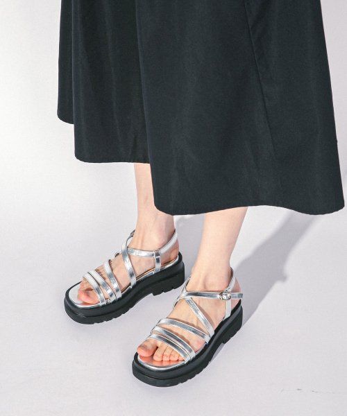 Ribony 3Color Lovely Casual Ribbon Sandals 5Cm :: WALALAND