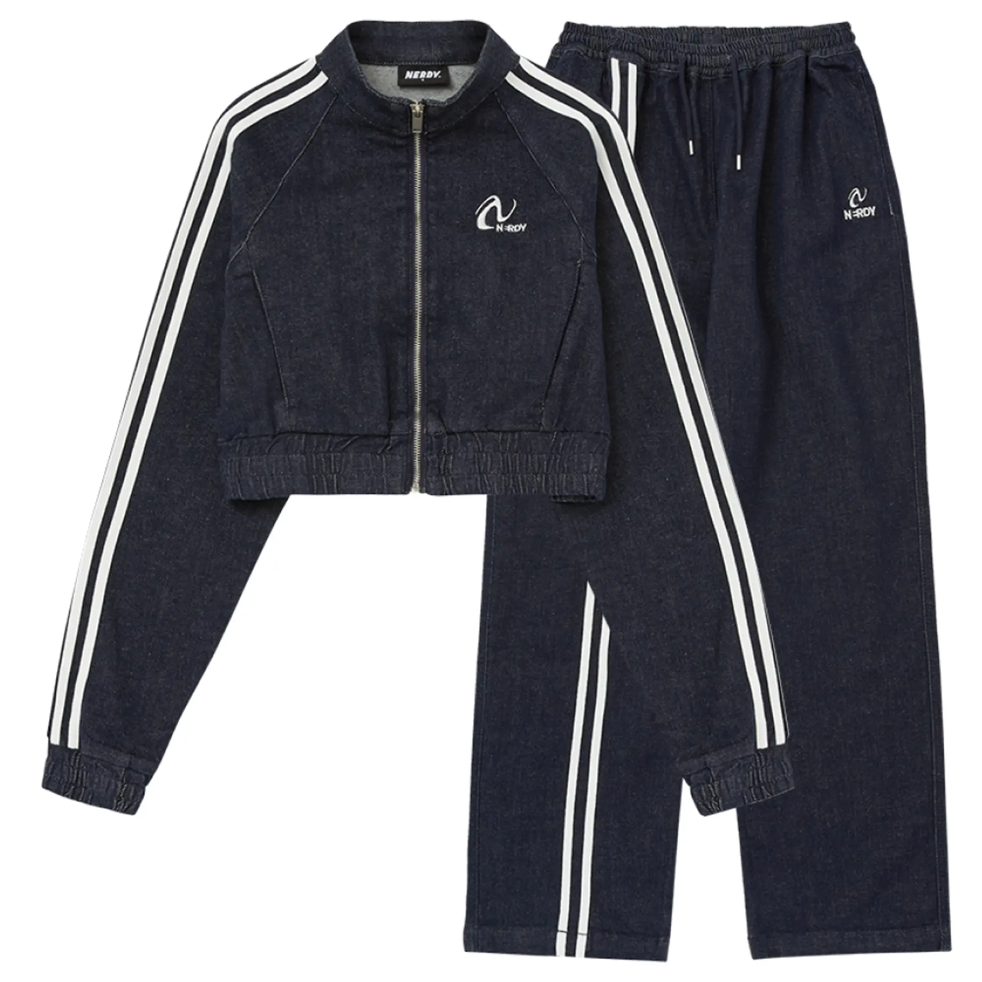 Racing Track Top Set Dark Purple :: WALALAND(왈라랜드)